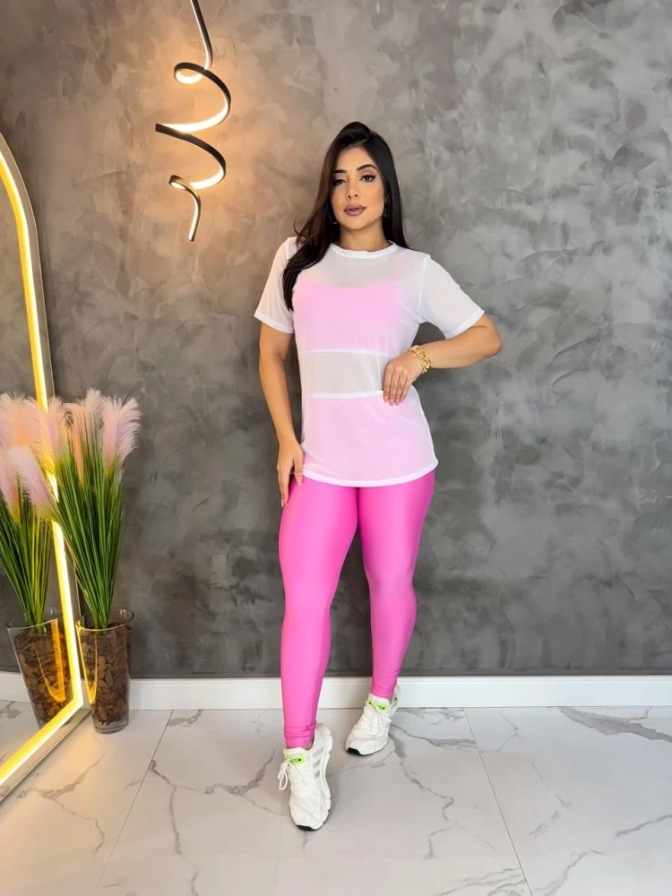 Blusa Tule Branco