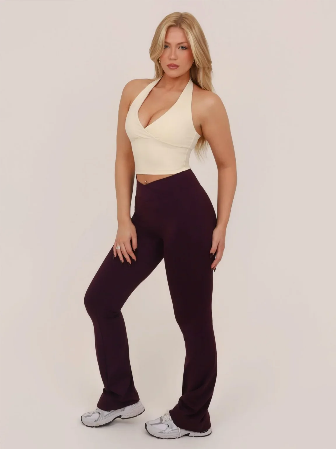 Calça Flare New Flex Wine