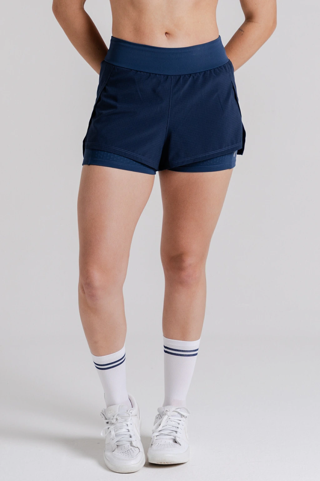 Shorts Essence 2 em 1 Marinho Lurk