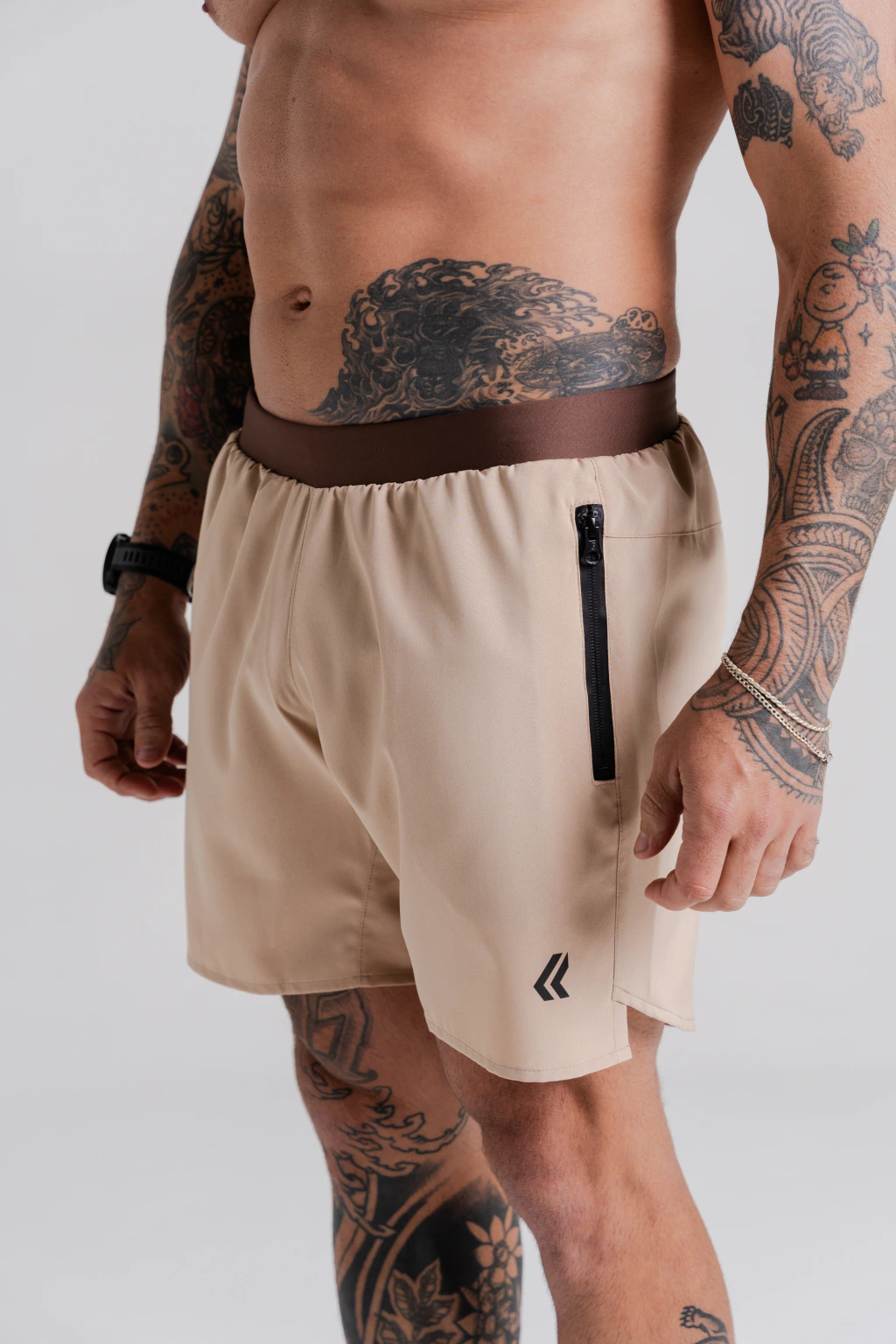 Shorts R1 Areia/Choco Lurk