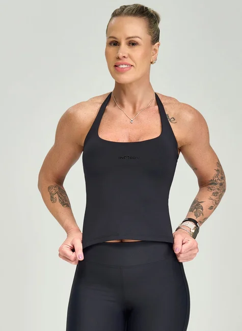 Blusa Maria Frente Única Preto Supremo