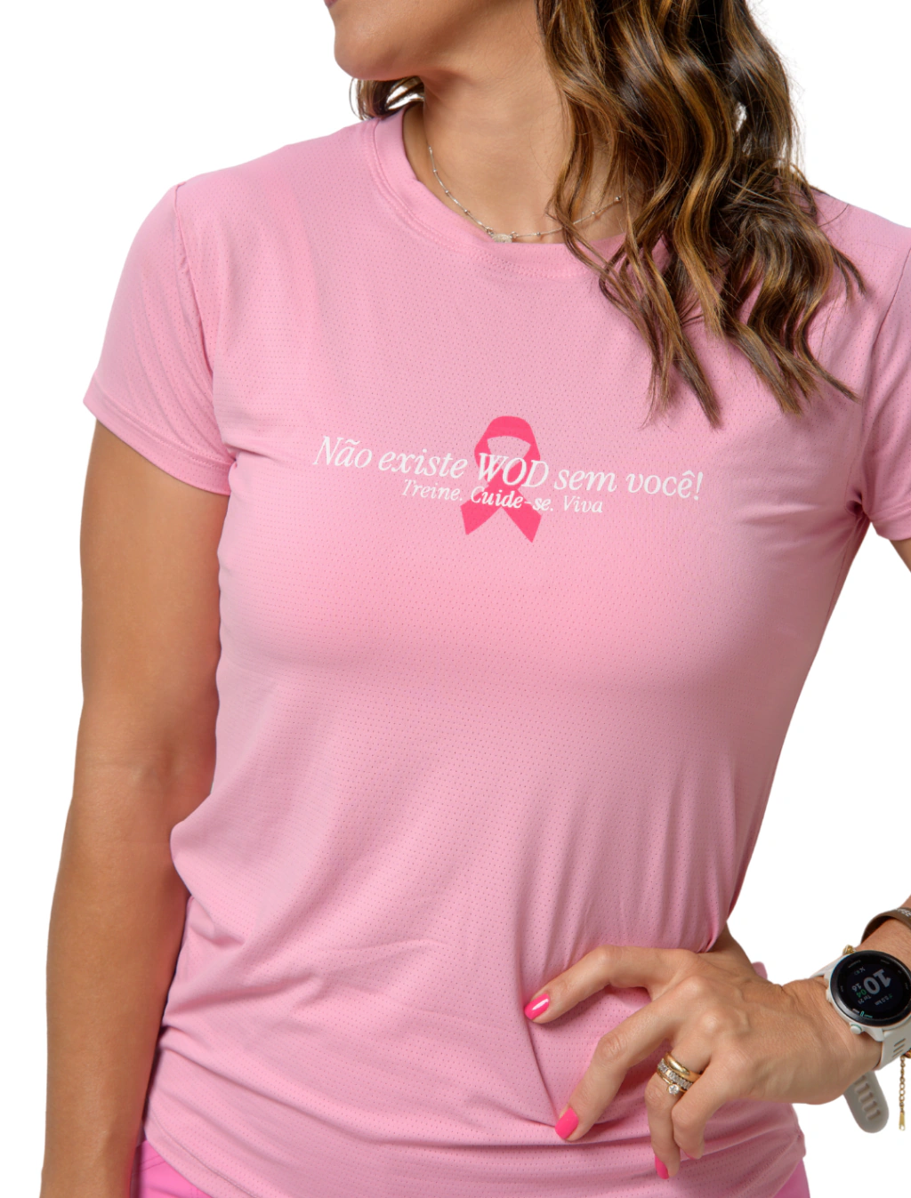 CAMISETA BABYLOOK AERODRY OUTUBRO ROSA
